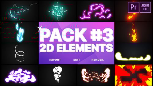 Flash FX Elements Pack 03 | Premiere Pro MOGRT