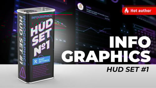 Modular Data Infographics and Heads-Up Display Elements