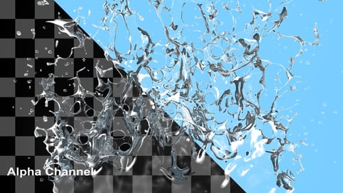 Dynamic Water Splash Reveal Animation