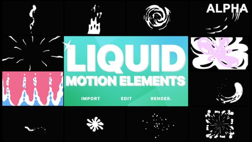 Dynamic Liquid Motion Flash FX Animation Pack