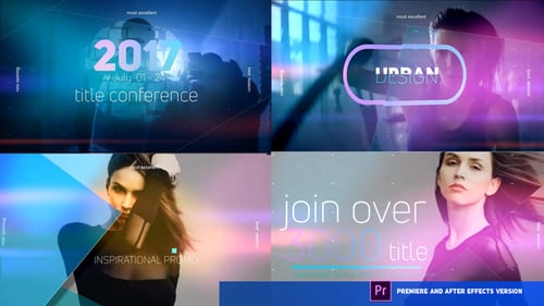 Dynamic Event Opener with Geometric Transitions