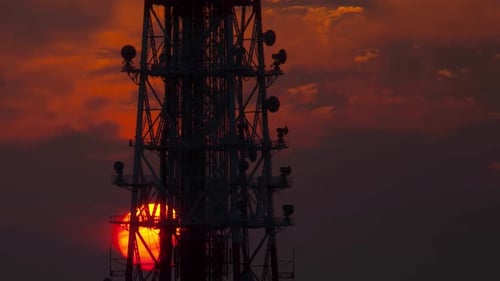 Tokyo Tower Sunset Time Lapse