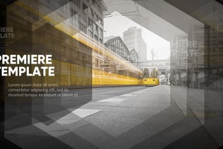 Slideshow - Stylish Hexagon // Premiere Pro