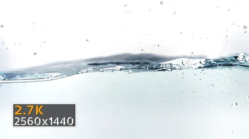 Gentle Waves and Bubbles in Pristine Water