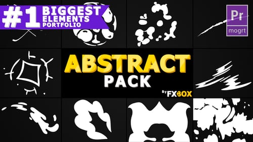 Abstract Shapes Pack | Premiere Pro MOGRT