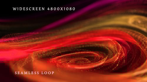 Abstract Swirling Light Trails Seamless Loop Background