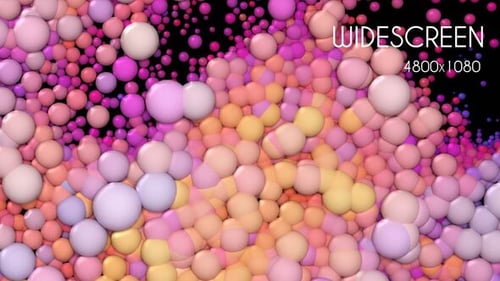 Bunte Kreise Breitbild