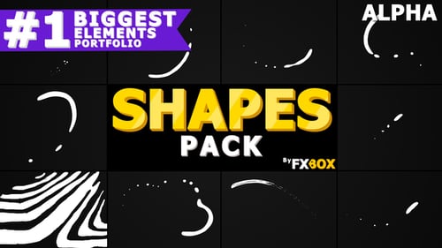 Shape Elements And Transitions | Motion Graphics Pack