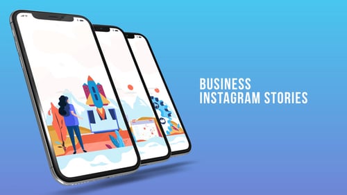 Animated Business Concept Stories for Social Media