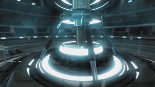 Dynamic Sci-Fi Energy Core Logo Reveal