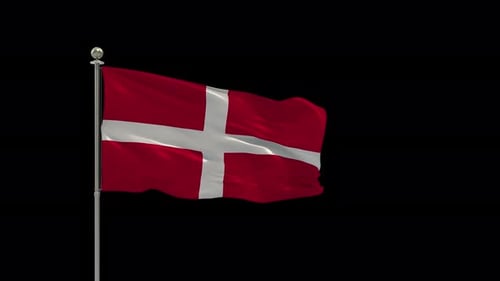 Die Animation zum Looping der Flagge des Souveränen Malteserordens beinhaltet Alpha