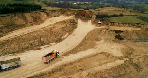 Autobahn-Baustelle