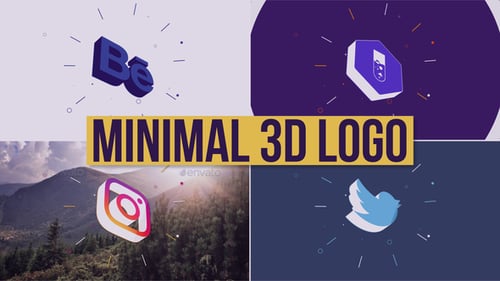 Modern 3D Logo Reveal with Dynamic Animation