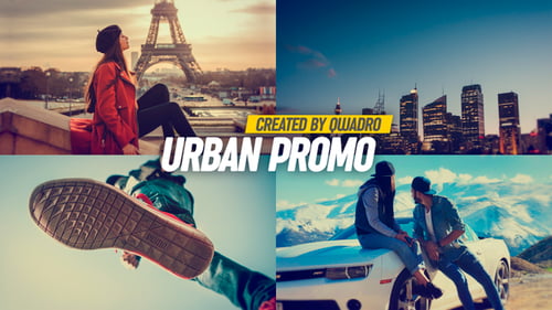 Dynamic Glitch Urban Promo Slideshow