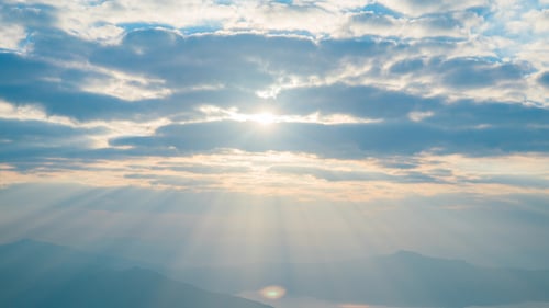 Sunrise And Clouds