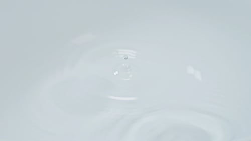 Water Drop Creates Gentle Ripple Effect