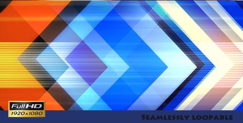 Colorful Abstract Geometric Pattern Loop Background