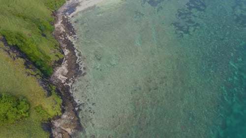 Aerial view beach