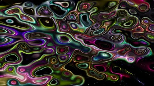Psychedelic Color Fountain Loop