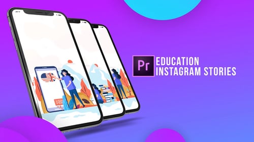 Instagram Stories - Education (MOGRT)