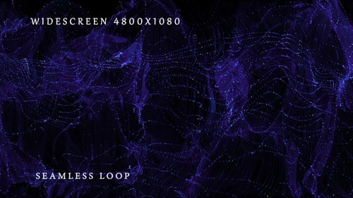 Abstract Fluid Particle Wave Seamless Loop Background