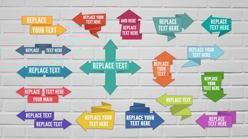 17 Origami Arrow Banners