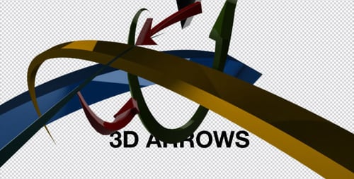 Animated 3D Arrows Directional Elements Pack