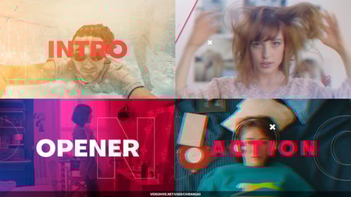 Dynamic Glitch Opener with Geometric Transitions