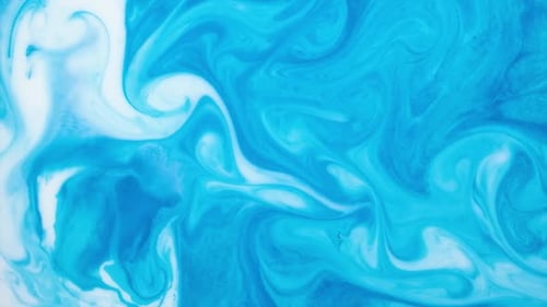 Abstract Background of Swirling Blue and White Hues
