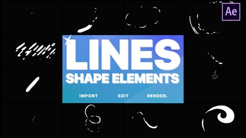 Flash FX Shape Lines | After Effects