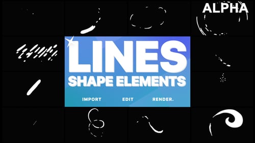 Animated Hand-Drawn Flash FX Shape Elements Pack