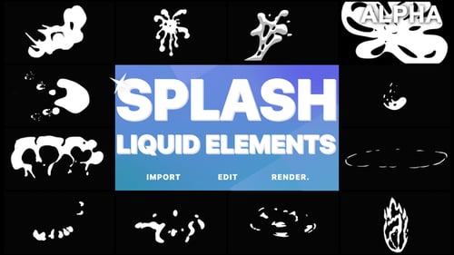 Splash Elements | Grafikpaket für Motion
