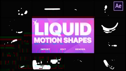 Liquid Motion Shapes | After Effects
