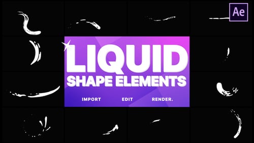 Liquid Shape Elements | After Effects