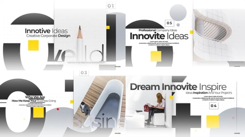 Clean Corporate Opener with Modern Minimal Design Elements