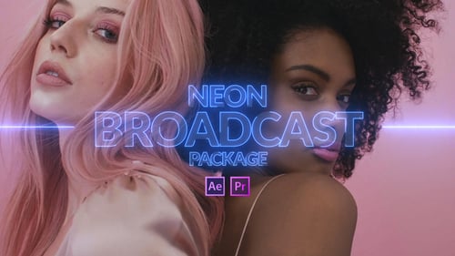 Neon Broadcast Schedule Titles and Program Promos