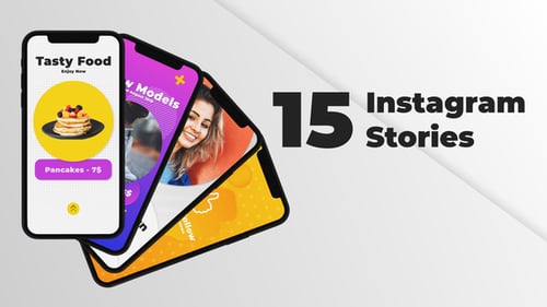Clean Modern Instagram Story Templates for Product Promotion