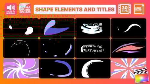 Shape Elements And Titles | FCPX