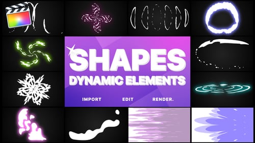 Dynamic Hand-Drawn Flash FX Shape Animations