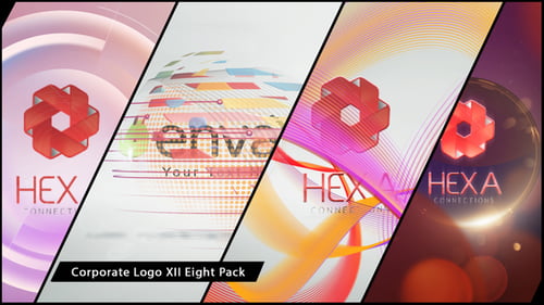Dynamic Logo Reveals Pack with Modern Geometric and Abstract Styles