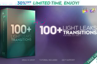 FCPX Light Leaks Transitions