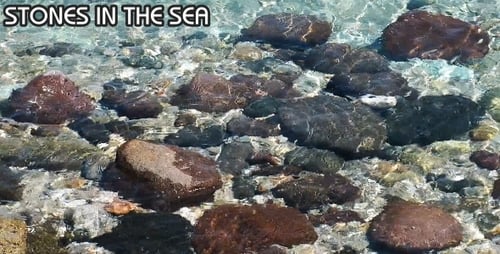 Steine im Meer