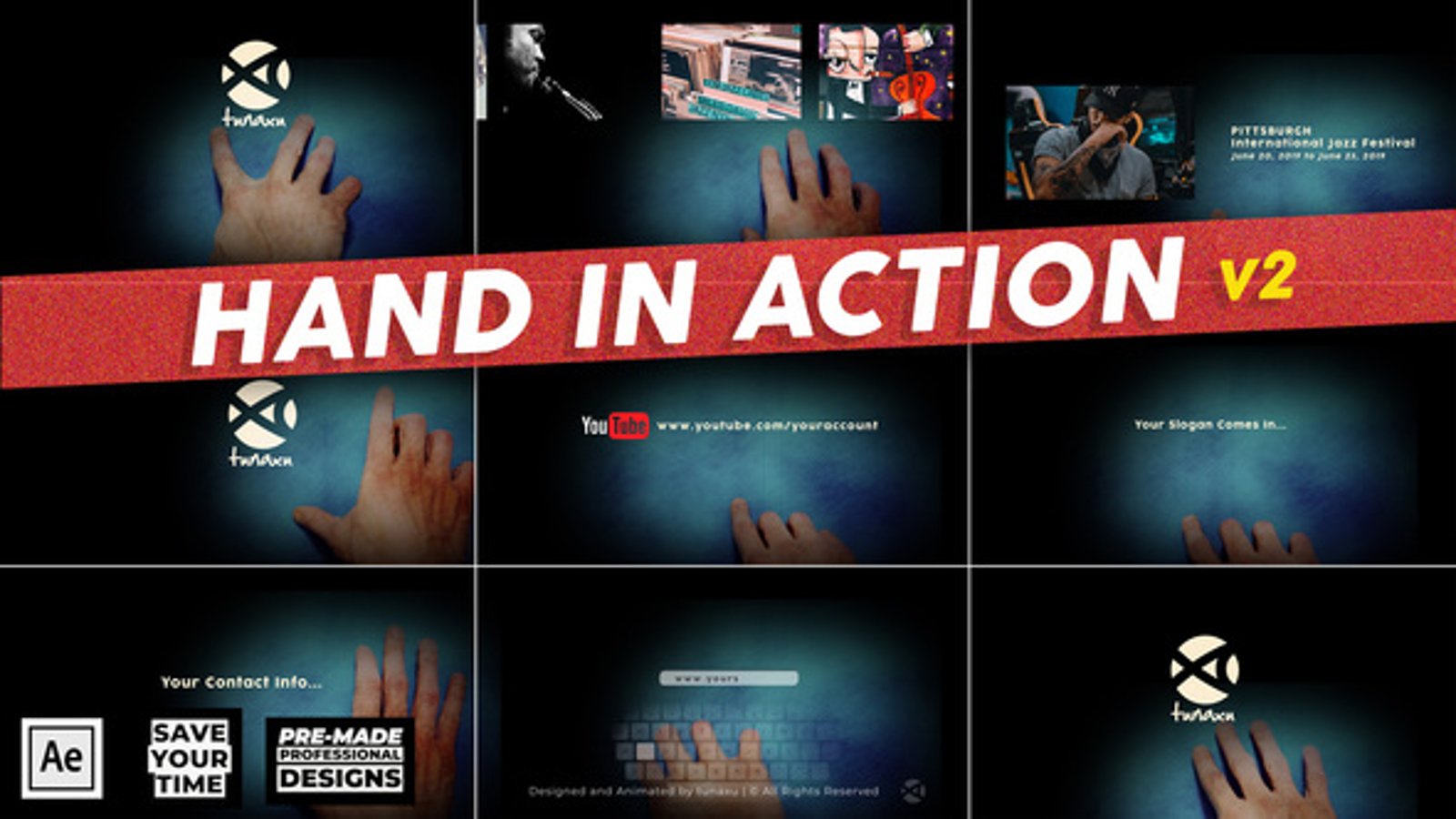 Hand in Action - Hand Animations, Video Displays ft. business & promo ...