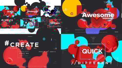 Dynamic Glitch Typography Promo
