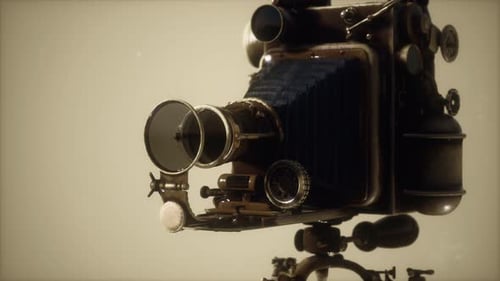 Vintage Film Camera Loop with Retro Details
