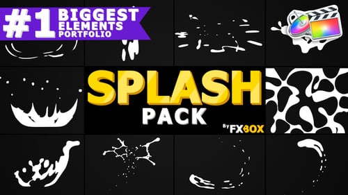 Liquid Splash Elements | FCPX