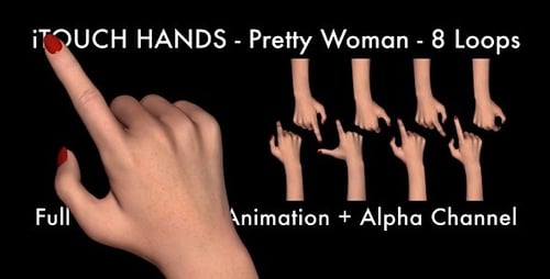 iTouch Hands - Pretty Women (Pack-8 Loops)