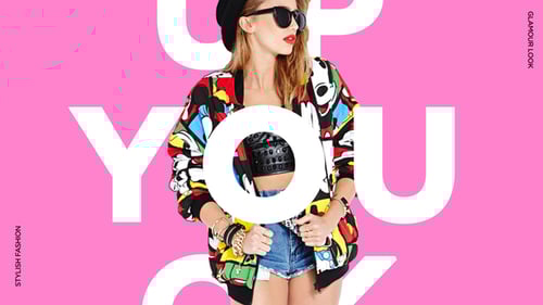 Dynamic Fashion Slideshow with Modern Animated Text