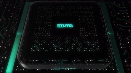 Digital Circuit Board Bookmark