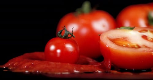 Tomato Cherry Falls Tomato Sauce with Splashes.